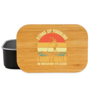 Stand Up Paddling Water Sport Design - Lunch Box - black - Front