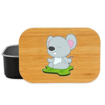 Maus Yoga Fitness Meditation - Lunch Box - Schwarz - Vorne