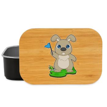 Rabbit Flag - Lunch Box - black - Front