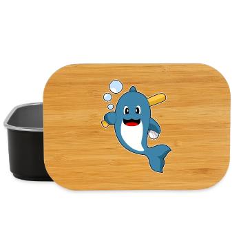 Batte de baseball Dolphin Baseball - Boîte à goûter - noir - Devant