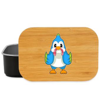 Parrot Worm - Lunch Box - black - Front