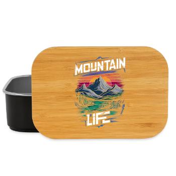Mountaineering and Adventure - Lunch Box - black - Front