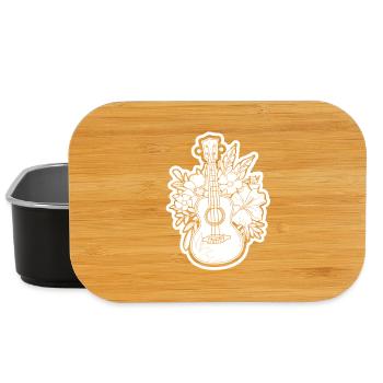 Ukulele Comic Look - Lunch Box - black - Front