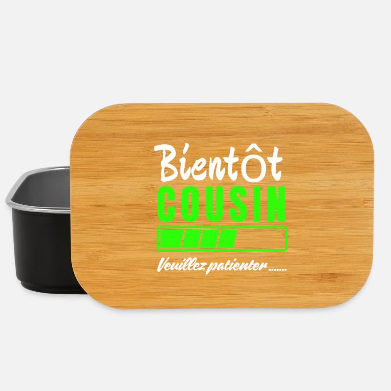 Soon cousin Please wait - Lunch Box - black