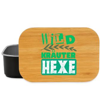 Mama Wildkräuter Hexe Kräuter Design - Lunch Box - Schwarz - Vorne