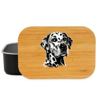 Dalmatian Dog Lover I Love Dalmatians - Lunch Box - black - Front