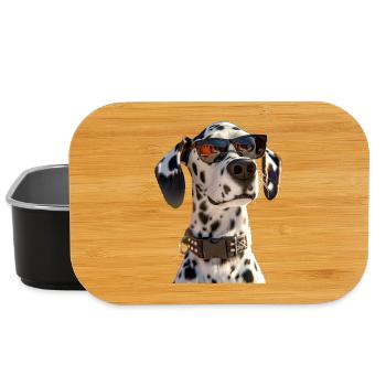 Dalmatian Dog Lover I Love Dalmatians - Lunch Box - black - Front