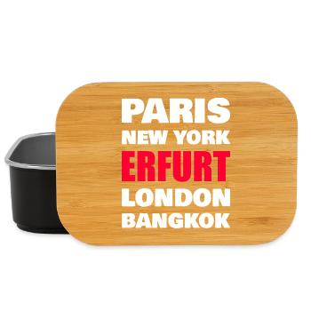 Erfurt City - Lunch Box - black - Front