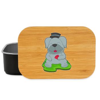 Dog Poker Cartes de poker - Boîte à goûter - noir - Devant