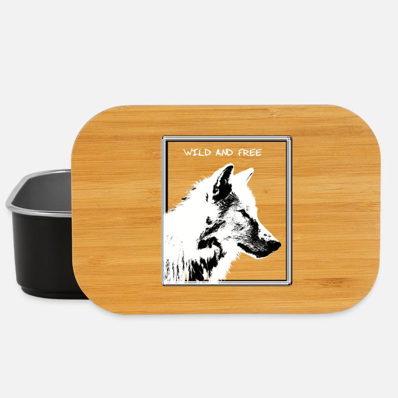 Wolf - Lunch Box - Schwarz