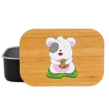 Biscuit hamster - Boîte à goûter - noir - Devant