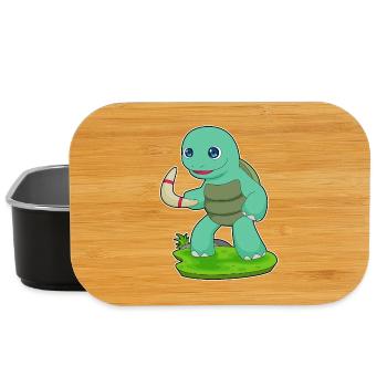 Turtle Boomerang - Lunch Box - black - Front