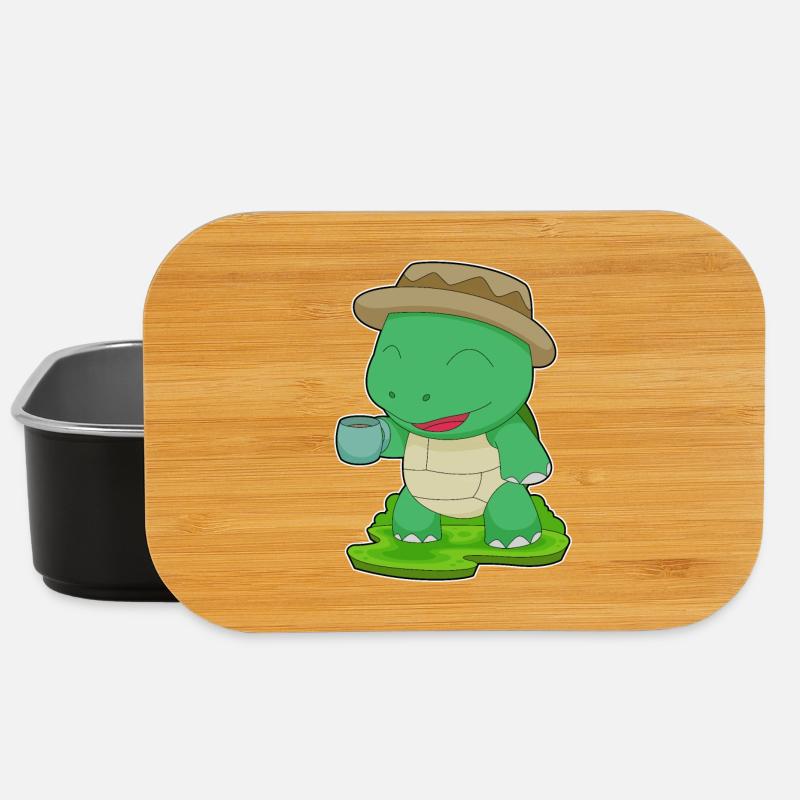 Schildkröte Kaffee Tasse - Lunch Box - Schwarz