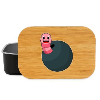 Worm Bowling Boule de bowling - Boîte à goûter - noir - Devant