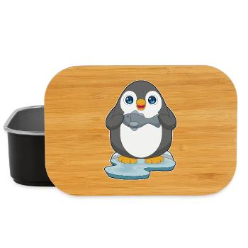Penguin Fish - Lunch Box - black - Front