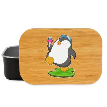 Pinguin Waffeleis - Lunch Box - Schwarz - Vorne