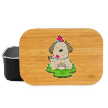 Gâteau d’anniversaire pour chien - Boîte à goûter - noir - Devant