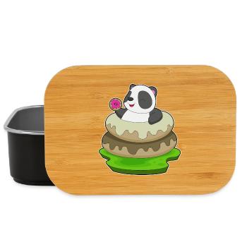 Panda Donut - Lunch Box - Schwarz - Vorne