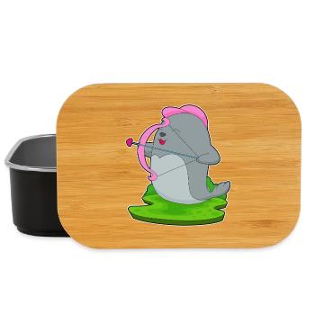 Seal Archer Arrow Bow - Lunch Box - black - Front