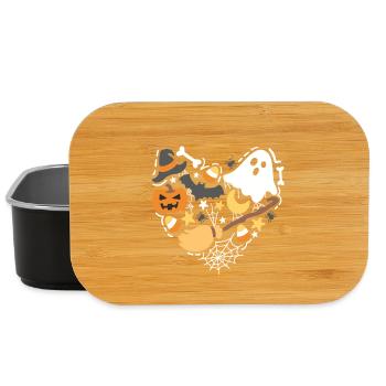 Halloween Geist Kürbis Hexe - Lunch Box - Schwarz - Vorne