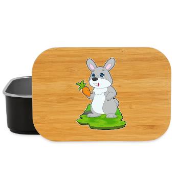 Rabbit Carrot - Lunch Box - black - Front