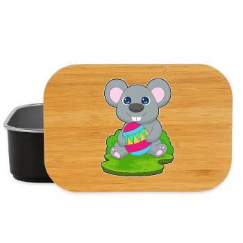 Mouse Easter Easter Egg - Lunch Box - black - Front