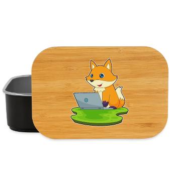 Fuchs Laptop - Lunch Box - Schwarz - Vorne
