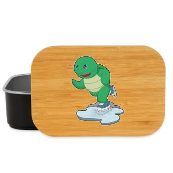 Patins à glace tortue - Boîte à goûter - noir - Devant