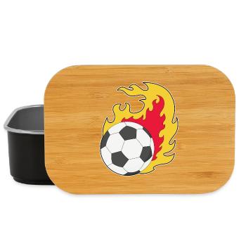 Ballon de feu Football - Boîte à goûter - noir - Devant