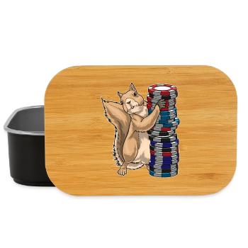 Meerkat Poker Jetons de poker - Boîte à goûter - noir - Devant
