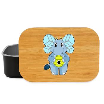 Elephant Bee Nest - Lunch Box - black - Front