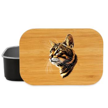 Bengal Katze Leopard Cat Leopardette Bengal Katzen - Lunch Box - Schwarz - Vorne
