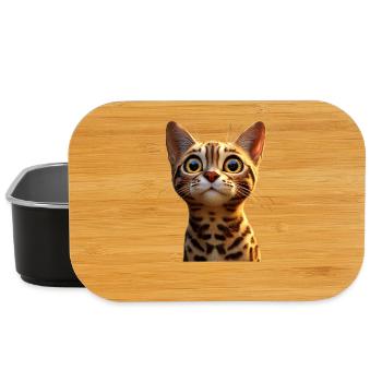 Bengal Katze Leopard Cat Leopardette Bengal Katzen - Lunch Box - Schwarz - Vorne