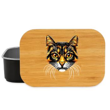 Bengal Katze Leopard Cat Leopardette Bengal Katzen - Lunch Box - Schwarz - Vorne
