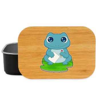 Frog Student Paper School - Lunch Box - black - Front