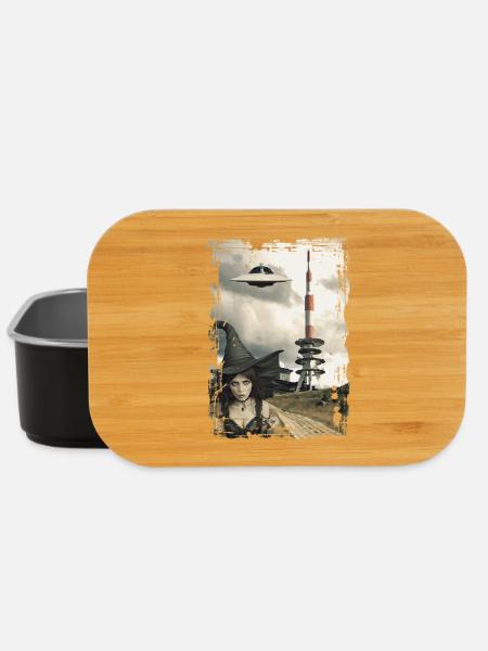 UFO Brocken im Harz - Lunch Box - Schwarz