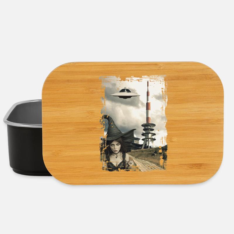UFO Brocken im Harz - Lunch Box - Schwarz