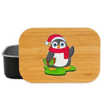 Pinguin Weihnachten Winter - Lunch Box - Schwarz - Vorne