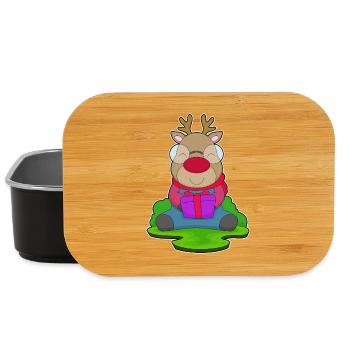 Rentier Weihnachten Winter - Lunch Box - Schwarz - Vorne