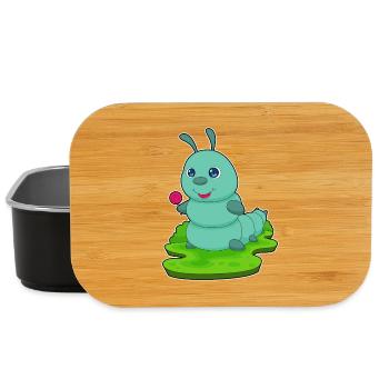 Raupe Lutscher - Lunch Box - Schwarz - Vorne