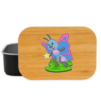 Butterfly Star - Lunch Box - black - Front