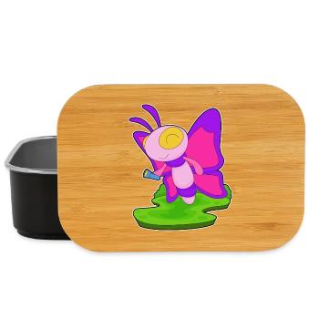 Lampe de poche papillon - Boîte à goûter - noir - Devant