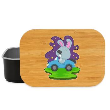 Rabbit Car - Lunch Box - black - Front
