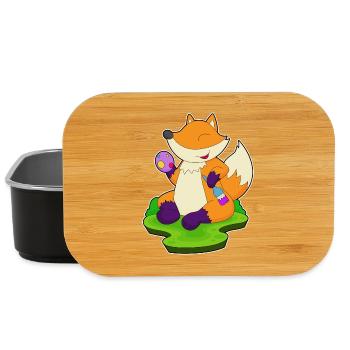 Peinture de Pâques de Fox - Boîte à goûter - noir - Devant