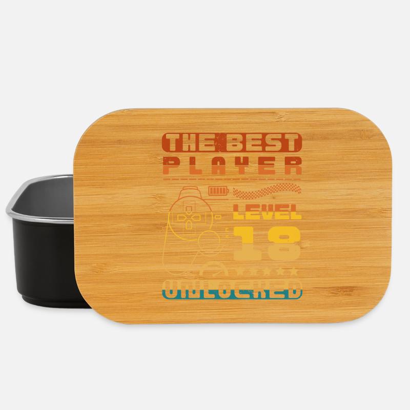 THE BEST PLAYER LEVEL 18 UNLOCKED - Lunch Box - black