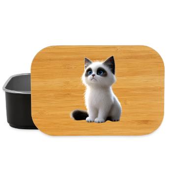 Ragdoll Cat Ragdoll Cat Cute Ragdoll Cats - Lunch Box - black - Front