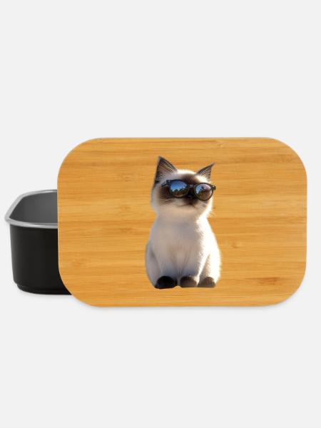 Birma Katze Heilige Birmakatze Süße Birma Katzen - Lunch Box - Schwarz