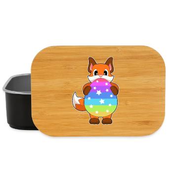 Fuchs Ostern Osterei - Lunch Box - Schwarz - Vorne
