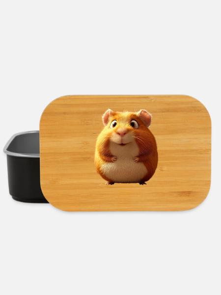 Meerschweinchen Nagetiere Capybara Süßes Nager - Lunch Box - Schwarz