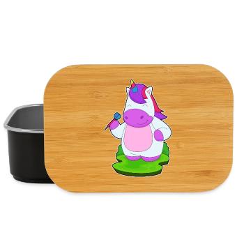 Einhorn Dart Dartpfeil - Lunch Box - Schwarz - Vorne